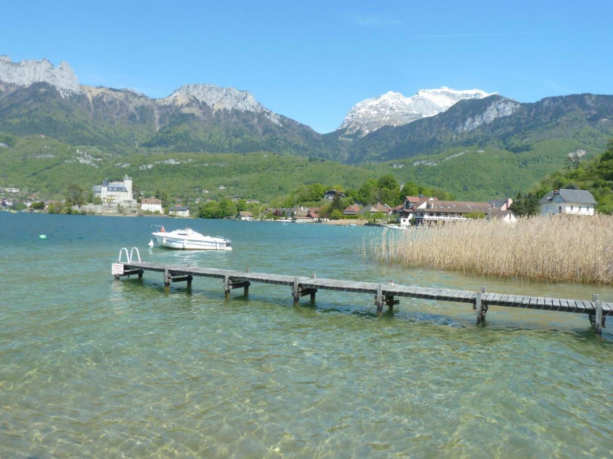 La Baie Des Voiles ,Vue Lac D'Annecy ,Plage Privee Duingt Exterior foto