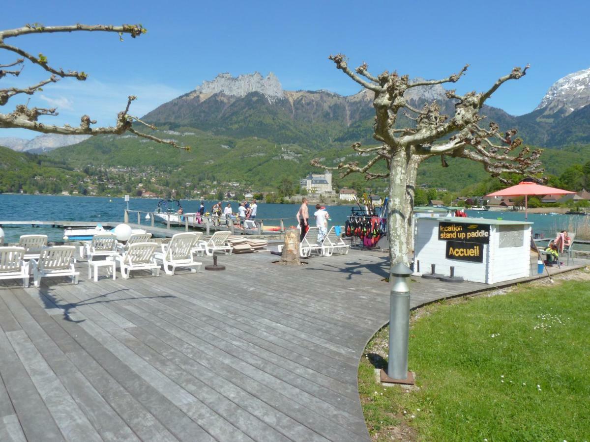 La Baie Des Voiles ,Vue Lac D'Annecy ,Plage Privee Duingt Exterior foto