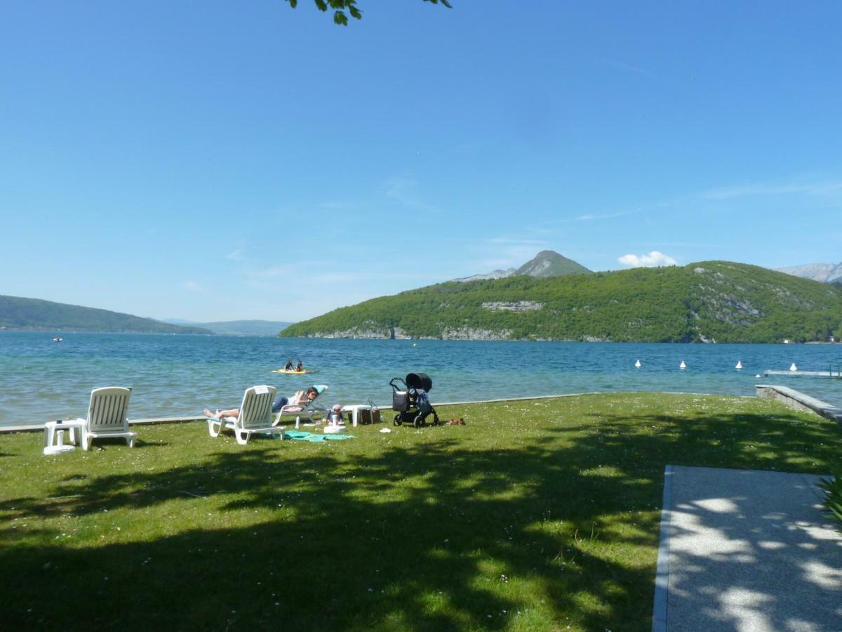 La Baie Des Voiles ,Vue Lac D'Annecy ,Plage Privee Duingt Exterior foto