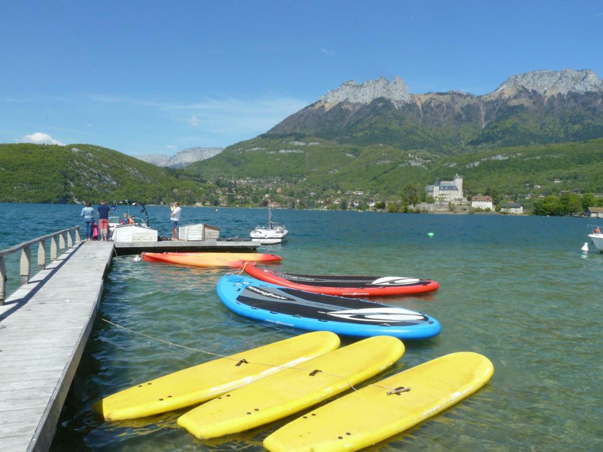 La Baie Des Voiles ,Vue Lac D'Annecy ,Plage Privee Duingt Exterior foto