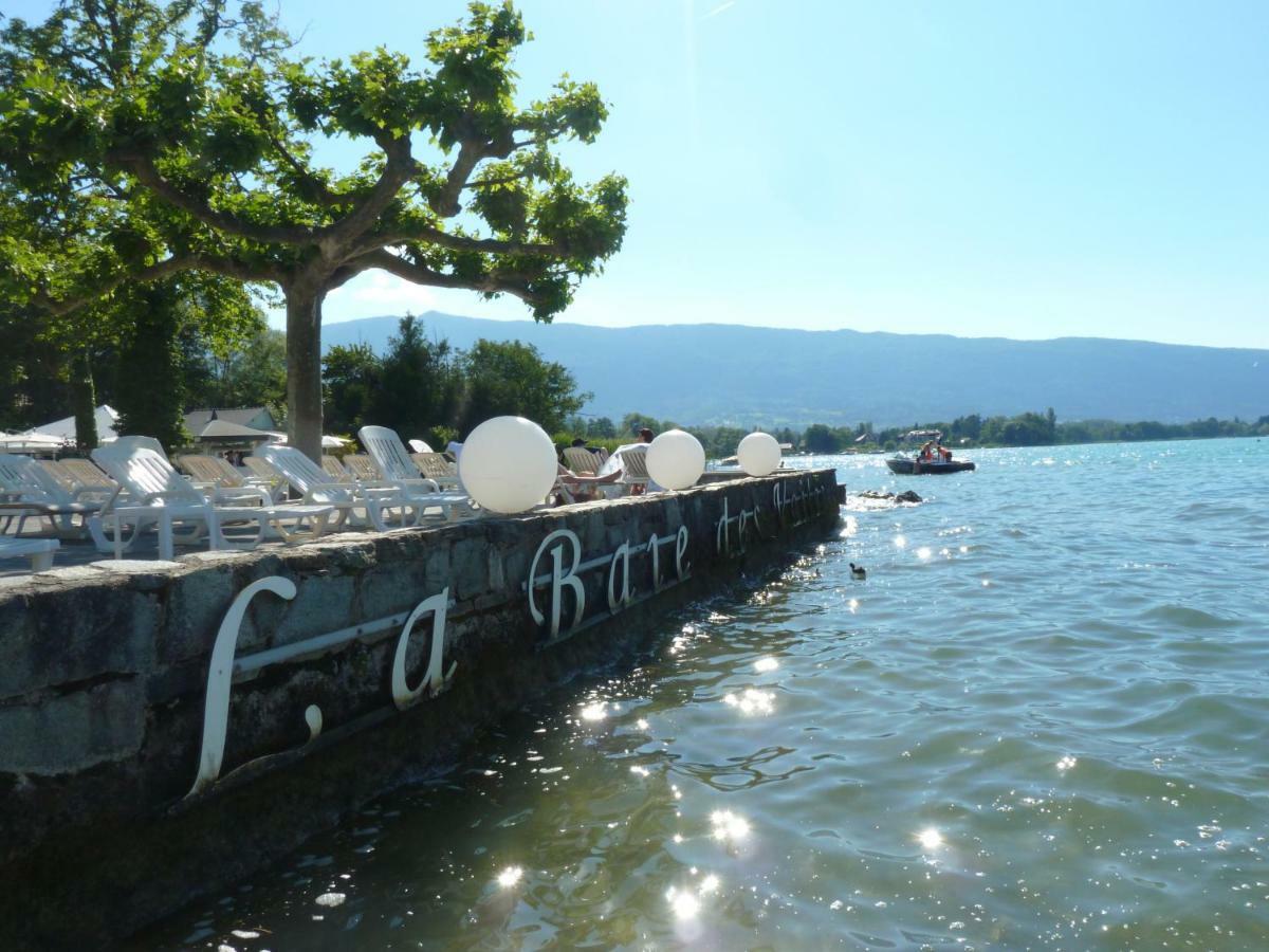La Baie Des Voiles ,Vue Lac D'Annecy ,Plage Privee Duingt Exterior foto