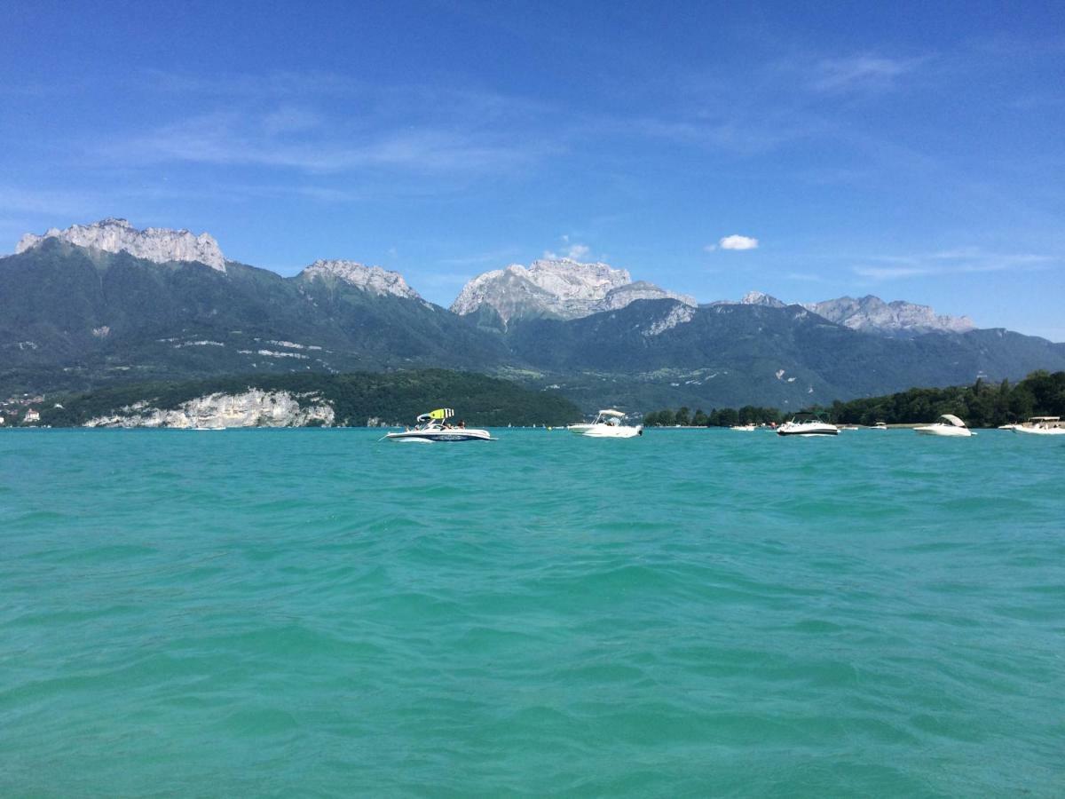 La Baie Des Voiles ,Vue Lac D'Annecy ,Plage Privee Duingt Exterior foto