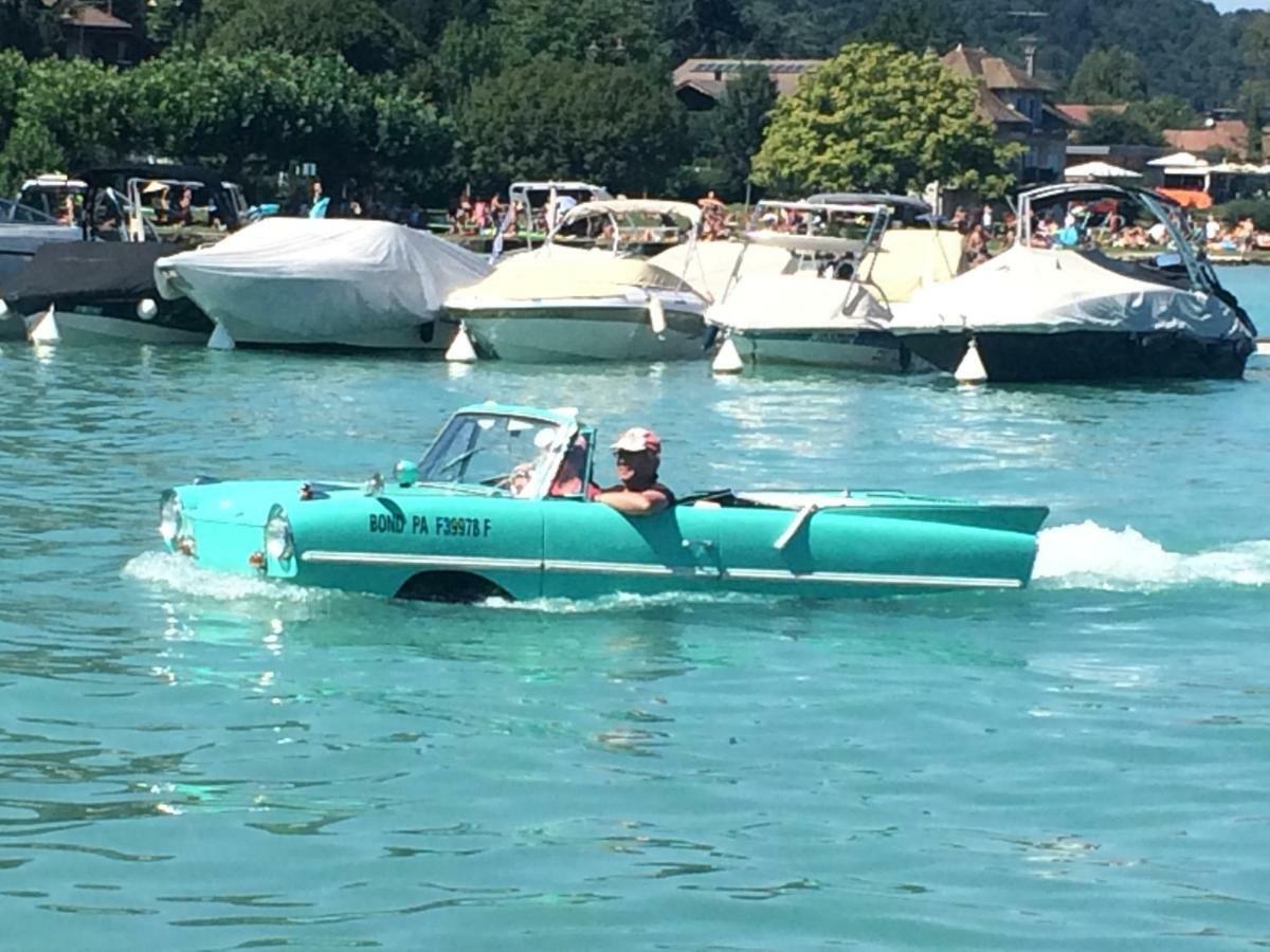 La Baie Des Voiles ,Vue Lac D'Annecy ,Plage Privee Duingt Exterior foto