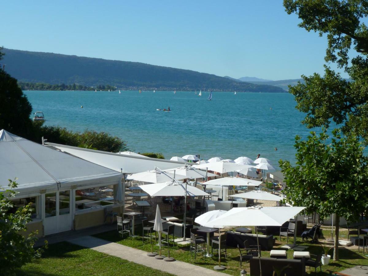 La Baie Des Voiles ,Vue Lac D'Annecy ,Plage Privee Duingt Exterior foto