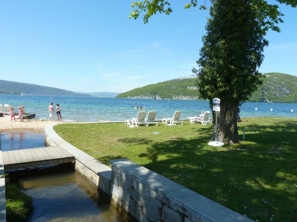 La Baie Des Voiles ,Vue Lac D'Annecy ,Plage Privee Duingt Exterior foto