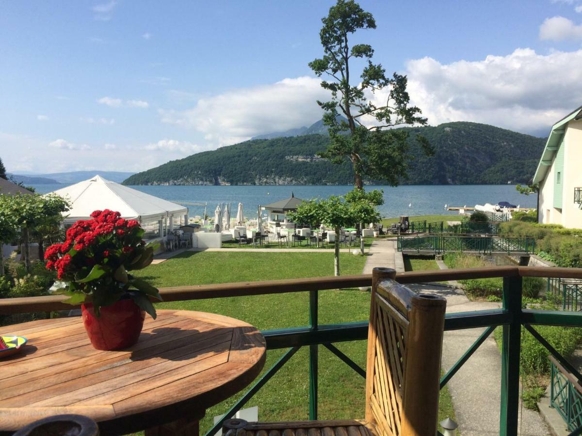 La Baie Des Voiles ,Vue Lac D'Annecy ,Plage Privee Duingt Exterior foto